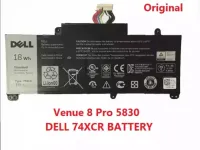 DELL dell Venue 8 Pro 5830 Tablet 74XCR built in tablet battery original แบต แบตเตอรี่ ชาร์จ