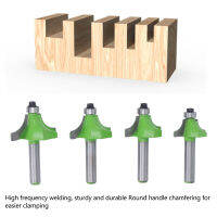 Roundover เราเตอร์บิตเครื่องตัดมิลลิ่งก้าน8Mm สำหรับงานไม้ได้อย่างราบรื่น