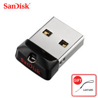 SanDisk 100 USB ดั้งเดิม2.0 CZ33มินิเพ็นไดรฟ์64GB 32GB 16GB 8GB ติดแฟลชไดรฟ์ USB คีย์เพนไดร์ฟดิสค์ยูเอสบี U