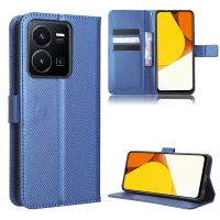 Flip VIVO Y22s ปลอก Dompet หนัง PU พร้อมขาตั้งสำหรับ VIVO Y22 Y 22S Case