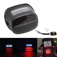 โอซี☂แสงสำหรับ Harley ป้ายทะเบียนไฟท้ายรถมอเตอร์ไซด์ LED ไฟท้ายไฟเบรก Dyna หางอ่อนสปอร์ตเตอร์เอ็กซ์แอลทัวร์883 1200