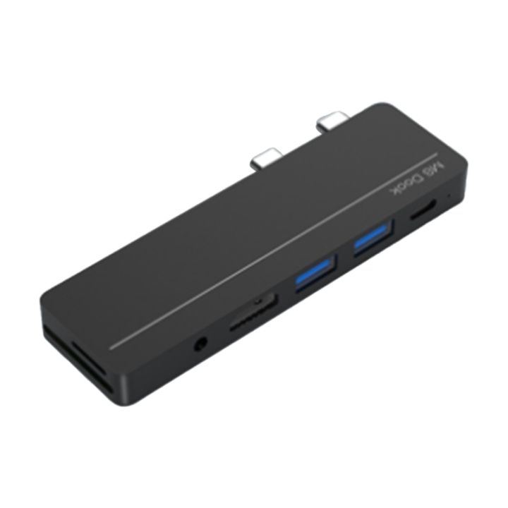 type-c-adapter-hub-dock-for-surface-pro-x-pro8-usb-docking-station-compatible-data-transmission-pd-fast