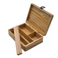 【YF】 Wooden Tobacco Herb Storage Box Stash Case Cigarette orginazer Tray Natural Handmade For Smoking Pipe Accessories make up