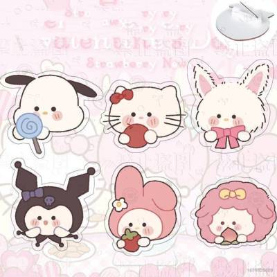 SANRIO Yb2 เข็มกลัดอะคริลิค ลายการ์ตูน Cinnamoroll Kuromi Pin BY2