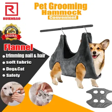  Dog Grooming Hammock,Dog Grooming Supplies,Dog Hammock,Dog  Grooming Harness,Pet Grooming Hammock,Grooming Table,Dog Nail Clipper,Dogs  Cats Grooming,Claw Care (M) : Pet Supplies