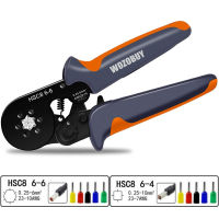 HSC8 6-4A6-6 MINI-TYPE SELF-ADJUSTABLE CRIMPING PLIER 0.25-10mm2 Terminals Crimping Tools Multi Tool Hands Pliers