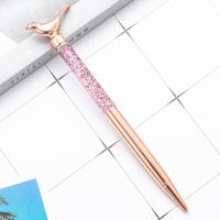 [In stock] จัดหาปากกาลูกลื่นโลหะ Asuka logo ปากกาโฆษณาเครื่องเขียนสร้างสรรค์ปากกาคริสตัล