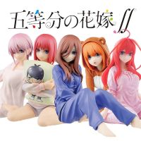 MANNIEY อะนิเมะ พีวีซี Nakano Nino Yotsuba อิจิกะ ชุดนอน Quintessential quintuplets ฟิกเกอร์ Miku รูปการกระทำ ของเล่นโมเดล