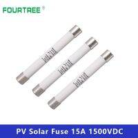 ❂☒ 5Pcs/Lot PV Solar Fuse 1500VDC High Pressure Current Limit For Photovoltaic System Combiner Box 10x85mm Safety Protection