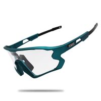 【ใหม่】แว่นกันแดดสีดำ Photochromic ขี่จักรยานแว่นตา UV400 MTB จักรยานขี่ TR90กลางแจ้งกีฬาแว่นตาโพลาไรซ์5/6เลนส์