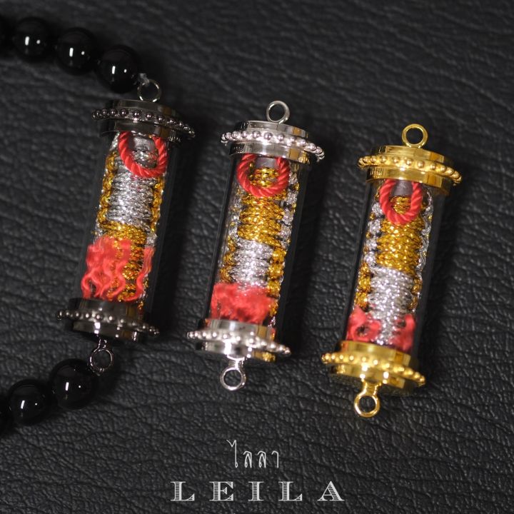 leila-amulets-3-ปัง-รุ่น-ปังดีมีเงินทอง-ด้ายเงินทอง-พร้อมกำไลหินฟรีตามรูป