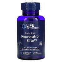 เรสเวอราทรอล Life Extension Optimized Resveratrol Elite 60 Vegetarian Capsules