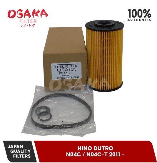 OSAKA Fuel Filter ISUZU ELF NKR85 4JJ1T / 4HK1T EF1514 Lazada PH