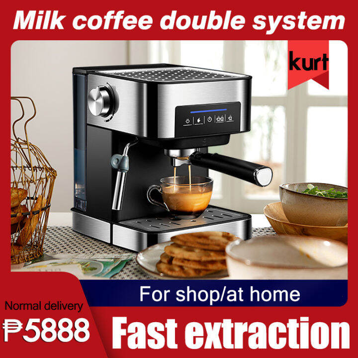 Coffee machine Small coffee machine 1.5L capacity removable water tank