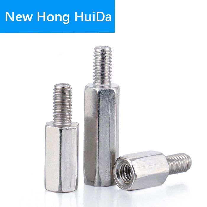 m2-m2-5-m3-m4-hex-carbon-steel-male-female-standoff-stud-board-pillar-computer-hexagon-pcb-motherboard-spacer-nickel-plated-nails-screws-fasteners