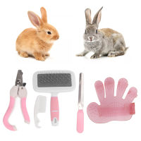 Rabbits Grooming Kit Small Pet Grooming Set Massage for Small Animal