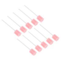 ⊙✿❇ 10 Pcs Disposable Sponge Stick Household Care Swabs Cleaning Supply Accessory Cotton Convenient Oral Baby