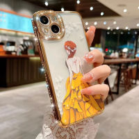 เคส TPU ด้านหลังลายคลื่นเคลือบใสดูหรูหราสำหรับ iPhone 11 11Pro 11Promax 12 12 12 Pro Max เคสซิลิโคนแบบนิ่ม