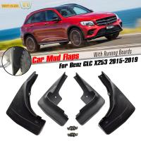 4Pcs Mudflaps สำหรับ Benz GLC Class X253 2016 2017 2018 2019 W Rb Mud Flaps Splash Guards Mudguards ด้านหน้าด้านหลัง Fender