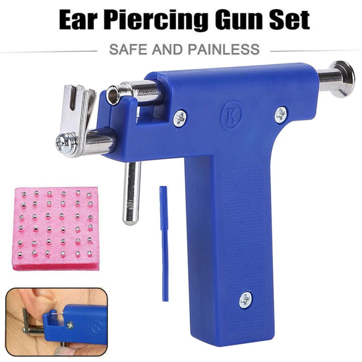 Ear Piercing Tool Kit Earring Gun Tools Set 72 PCS Ears Nose Navel Lip ...