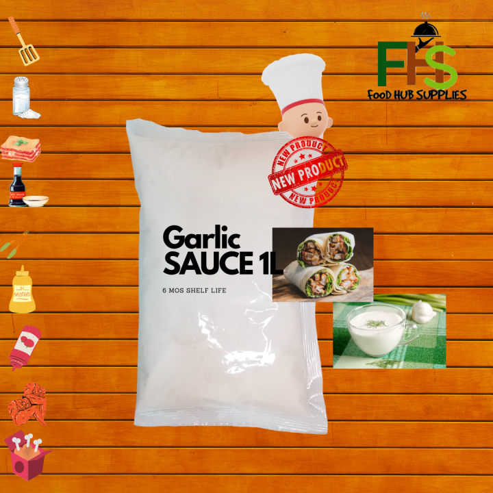 Shawarma Garlic Sauce 1Liter Lazada PH