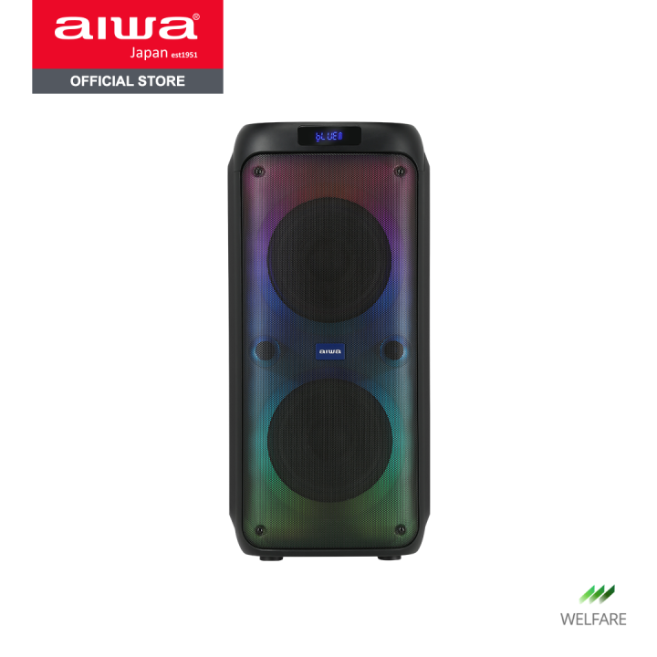 ผ่อน-0-aiwa-psp-808b-bluetooth-speaker-ลำโพงบลูทูธปาร์ตี้