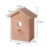 1PC ไม้สวนกลางแจ้ง BIRD Feeding House หน้าต่างดูดถ้วย Birdhouse Dispenser อาหาร House BIRD Feeder Dropshipping