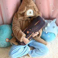 (ร้อน) Genshin ผลกระทบสองขนาดอะนิเมะมังงะเกมอุปกรณ์ต่อพ่วง Plushies Morax Zhong Li โซฟาเบาะหมอนยัดของเล่นตุ๊กตา