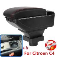 Center Centre Console Storage Box For Citroen C4 Hatchback 2004-2010 Armrest Arm Rest Rotatable 2005 2006 2007 2008 2009 Pipe Fittings Accessories