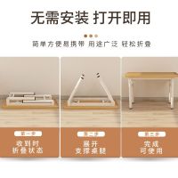 Spot parcel post Installation-Free Folding Desk Portable Stall Table Home Rental Multi-Functional Dining Table Study Computer Desk