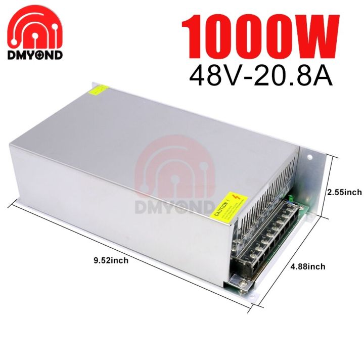 Switching Power Supply S-1000-48 DC 48V 20.8A 1000W Lampu Transformer ...