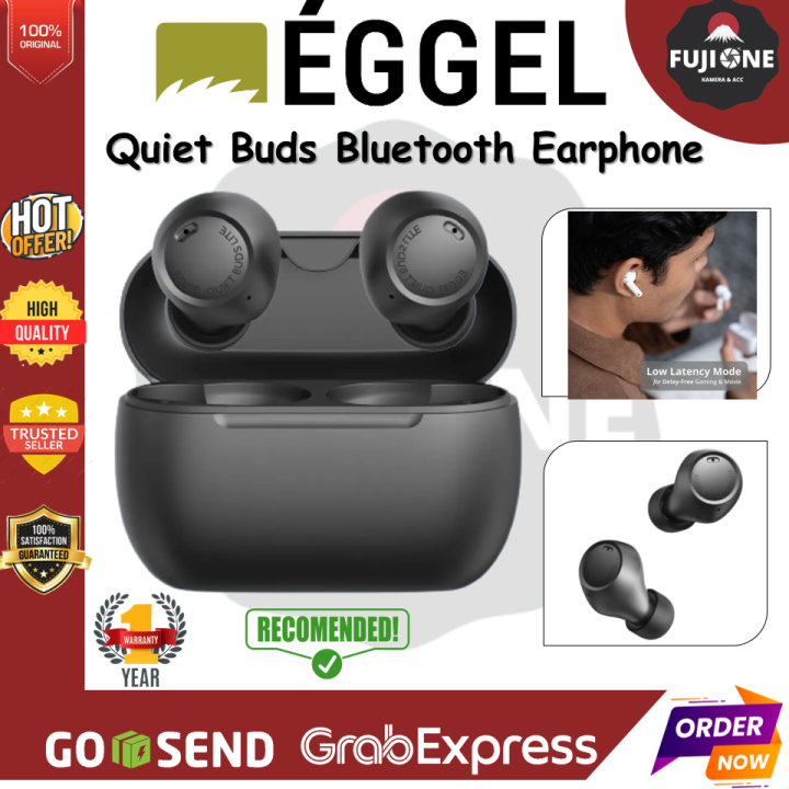 Eggel Quiet Buds TWS Bluetooth Earphone ANC + ENC Low Latency Gaming