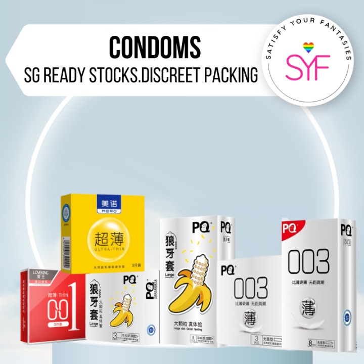 Sg Ready Stock Dotted Ultra Thin Condoms For Your Partners Pleasure Safe Authentic Genuine 3714