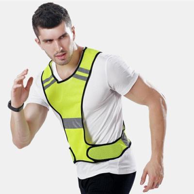 Sports Reflective Vest Night Running Outdoor Reflective For Unisex Breathable Clothing Free Mesh Size Super Safety Vest I0C4