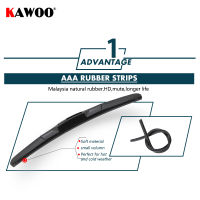 KAWOO Car Wiper Blade 26"+16" For Hyundai Solaris 2009 2010-2017 Year Auto Soft Rubber Windcreen Wipers Blades Car Accessories