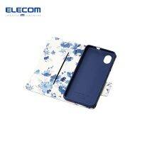 ELECOM เคสหนังโน้ตบุ๊ค A22 Galaxy 5G บางเฉียบลายดอกไม้บางพิเศษ PM-G217PLFUJNV แม่เหล็ก