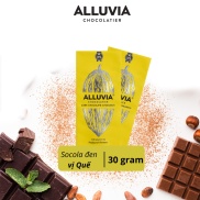 Socola đen nguyên chất vị Quế Trà Bồng đắng vừa ít ngọt Alluvia Chocolate