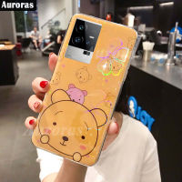 เคสนิ่มเคสโทรศัพท์ Vivo Iqoo 11เคสนิ่มลายหมีแมวสุนัขการ์ตูนน่ารักอโวคาโดเด็กหญิงหลังซิลิโคนฝาหลังสำหรับ VIVO iqoo 11เคส ฝาหลัง