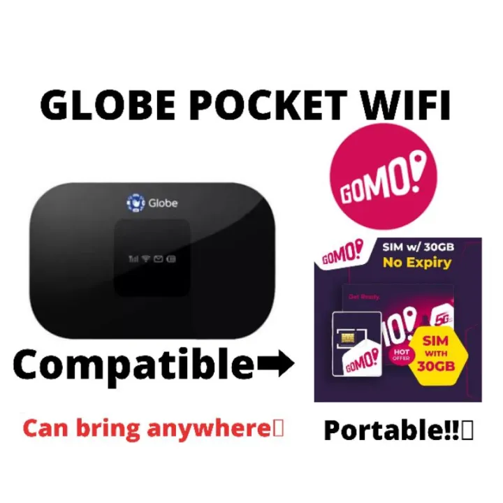 Globe Pocket wifi(BRAND NEW w/ FREE 9GB) Lazada PH