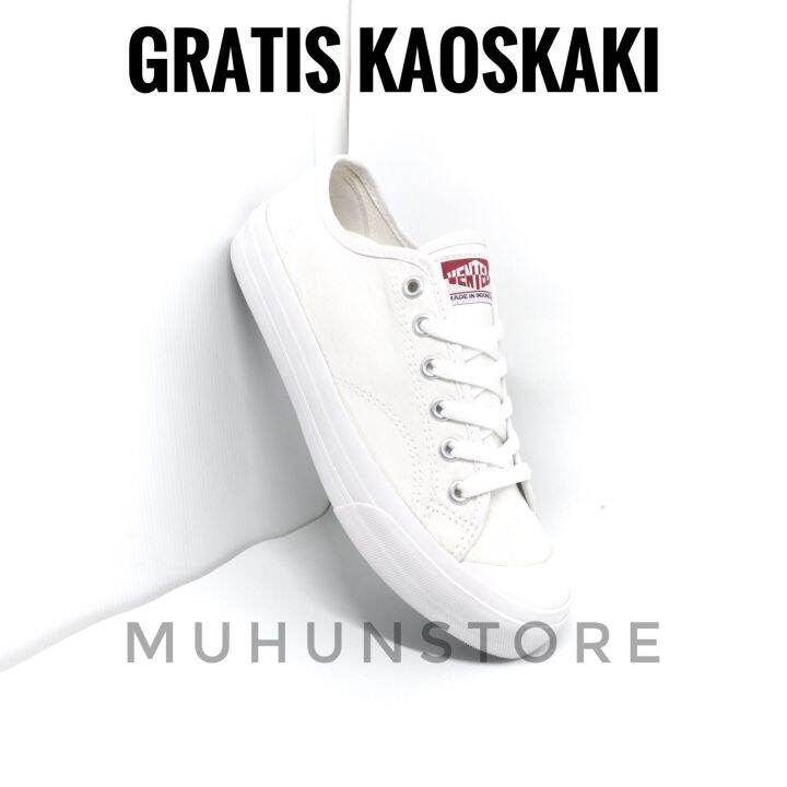 Sepatu Lokal Ventela Basic Low Black Natural Original Made In Indonesia