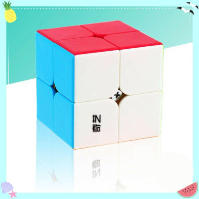 HOME-Rubiks Cubes ของเล่นเด็ก รูบิค 2x2x2 ยอดนิยมเบอร์ QiYi หมุนลื่น รูบิคของเล่นสำหรับเด็กเสริมพัฒนาการ ขนาด ของเล่นเด็ก