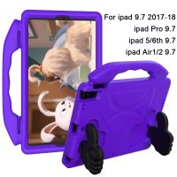 For ipad(5th Gen/6th Gen)9.7 A1893/A1954/A1822/A1823 Case Kids Tablet cover shock proof EVA foam Hand-held Stand cartoon Cover