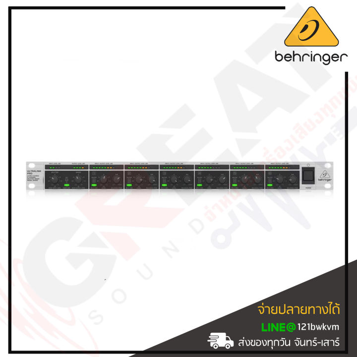 behringer-ultralink-pro-mx882-มิกเซอร์อนาล็อคแบบเข้าแร็ค-ultra-low-noise-8-in-2-out-line-mixer-and-2-in-8-out-line-splitter-6-mono-in-6-mono-out-2-main-inputs-and-2-outputs-balanced-inputs-amp-outputs