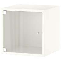 [สอบถามสต๊อคก่อนสั่งซื้อนะคะ!] IKEA EKET เอียคเกท ตู้แขวนบานกระจก, ขาว, 35x35x35 ซม. อิเกีย ของแท้100%