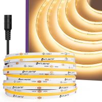 COB LED Strip Light DC12/24V High Density Linear Lighting 360Leds 8MM Warm Natural White Flexible Tape For Living Room Kitchen LED Strip Lighting