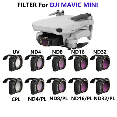 ตัวกรองสำหรับ DJI Mavic Mini/mini 2เลนส์กล้องถ่ายรูป Nd/pl Polarizing ชุดฟิลเตอร์ MCUV ND4 ND8 ND16 ND32 CPL DJI Mavic อุปกรณ์เสริมโดรนขนาดเล็ก
