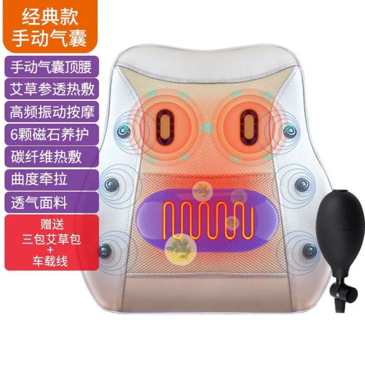 Lumbar disc fields curvature of strain of lumbar muscles massage waist