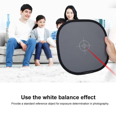 Nice photo 30cm Folding 18 Grey White Balance Reference Card with Bag Photography Accessory