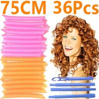 【LZ】☼◊♧  Caracol Shape Hair Rollers Soft Curler Bendy Hair Curls DIY Hair Curler não Waveform 6 Spiral Sticks 75cm 36pcs