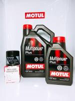 MOTUL Multipower Plus 5W-30 4+1ลิตร  ฟรี กรองน้ำมันเครื่อง วีออส ปี03-19 อัลตีส ปี01-08 นิวอัลตีส ปี17-19 ยาริส 1.5 AE101 อแวนซ่า แท้ 1ลูก